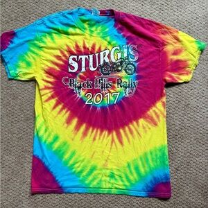 Vintage Sturgis 2017 Tie-Dye T-Shirt
